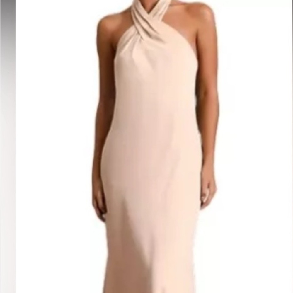 BHLDN Strapless Cream Dress